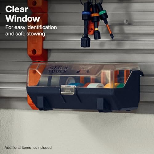 Electrical Tape Holder - Modular Wall and Rolling System Accessory, Holds Up to Eight Rolls - Open-Frame Design, Tool-Free Installation