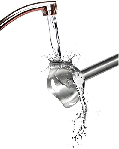 Moss & Stone Hand Blender - Powerful 300-Watt Stick Mixer with Egg Whisk & Ergonomic Handle - Black