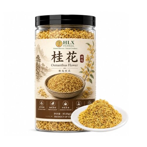 Dried Osmanthus Flowers - Edible Golden Blossom Tea & Baking Ingredient, 3oz
