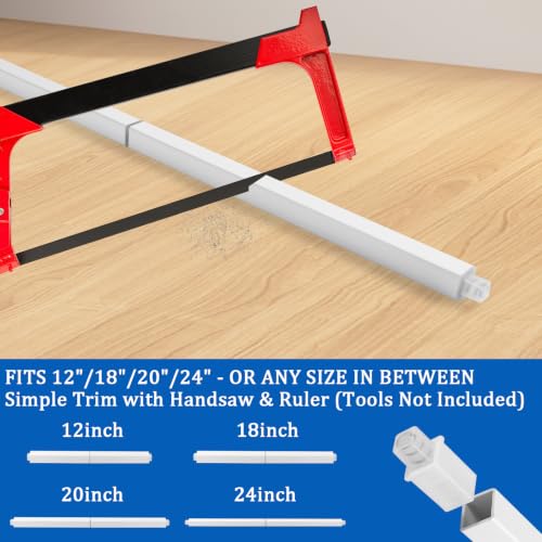 24 Inch Adjustable Towel Bar Replacement Rod for Bathroom