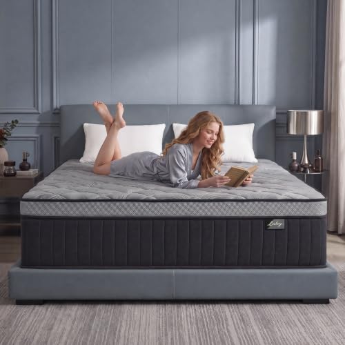 Full Size 12-Inch Hybrid Mattress in a Box - Breathable Support & Cool Sleep