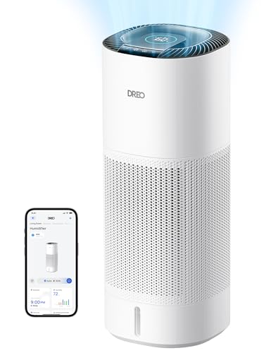 Large Room Evaporative Humidifier 10L Tank for Up to 1000 sq ft | Smart Control