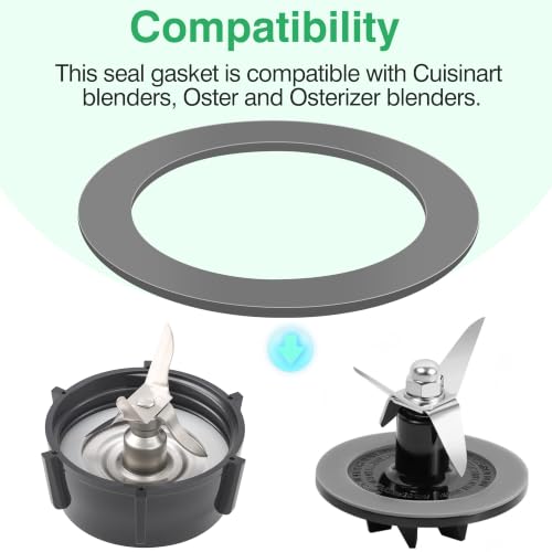 Rubber Gasket Seal O-Rings for Oster Blender Replacement Parts - 5 Pieces