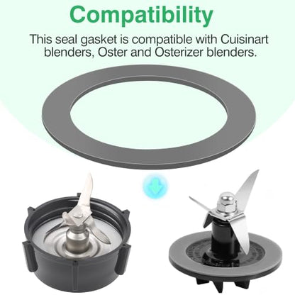 Rubber Gasket Seal O-Rings for Oster Blender Replacement Parts - 5 Pieces