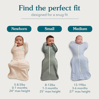 Love to Dream Swaddle UP, Baby Sleep Sack, Self-Soothing Swaddles for Newborns, Snug Fit Helps Calm Startle Reflex, New Born Essentials for Baby, 1.0 TOG, Medium 13-19 lbs, Powder Pink Twinkle