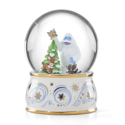Lenox Rudolph The Red-Nosed Reindeer Snow Globe - Light-Up Holiday Decor