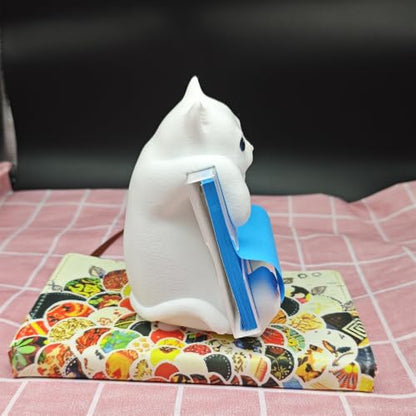 Cat Sticky Note Holder Dispenser - White, Black, Blue, Pink & More Variations