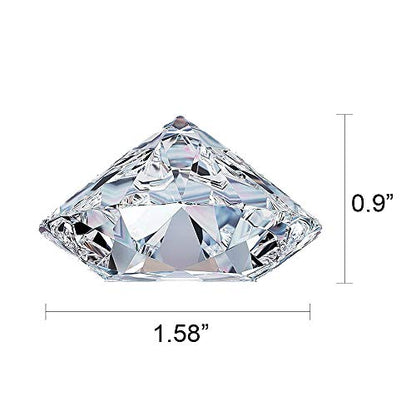 Clear 24pcs Diamond Place Card Holders Stands for Weddings & Events