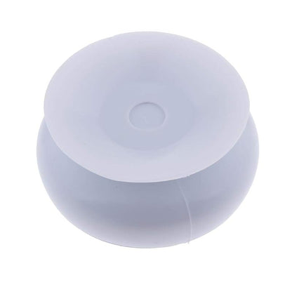 Mini Bathroom Clock with Suction Cup Mount – White, 75mm Dial