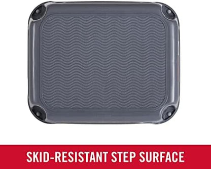 Rubbermaid One-Step Stool - Durable 7" Height Step Stool | Holds Up to 200 Pounds - Gray for Home & Office