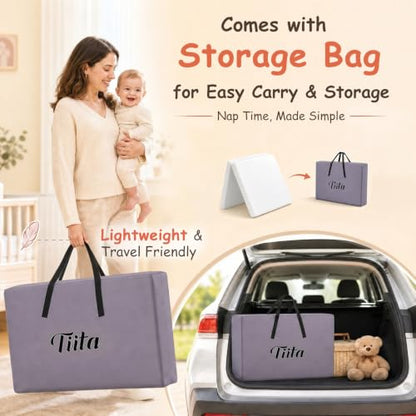 Baby Pack and Play Mattress 38x26 Waterproof Breathable Foam with Washable Cover