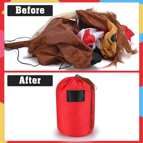 Waterproof Inflatable Storage Bags with Label Blackboard - 6 Pack, 21x12 Inches