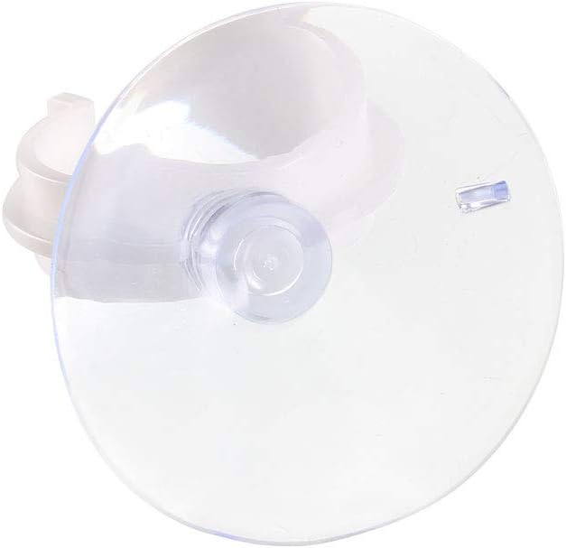 Uxcell Aquarium Suction Cup Clips - Durable Airline Tube Holders for Fish Tanks | Clear 24mm, 12 Pcs