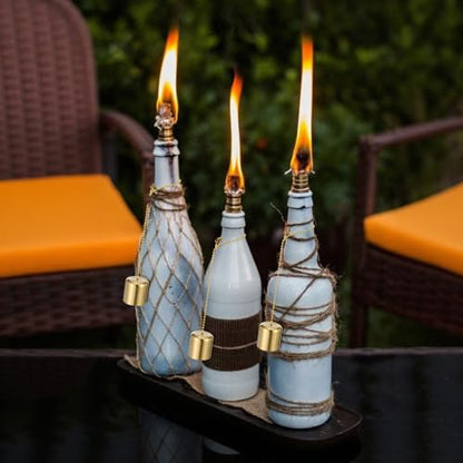 Brass Candle Snuffer Caps Gold Finish with Long Chain - 2pcs