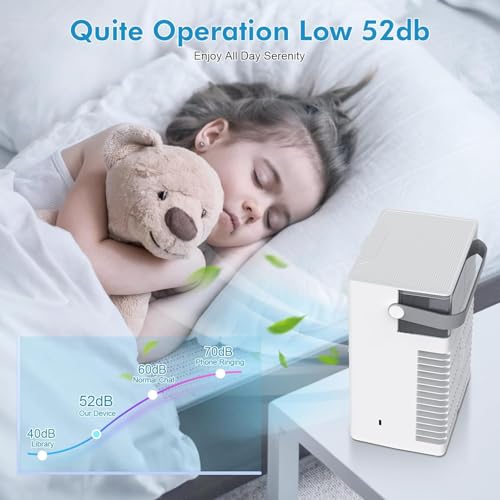 Portable Evaporative Air Cooler with 1000ml Tank Remote USB 4 Speeds 2 Mist Modes