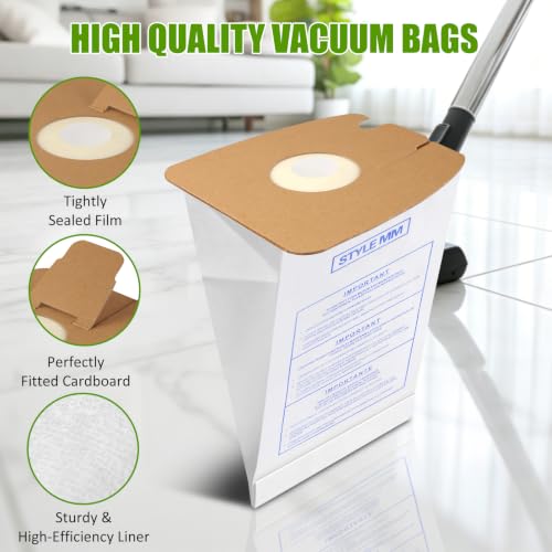 Multi-Layer Vacuum Bags for Eureka Mighty Mite 3670 3680 Series - Replacement Dust Bags