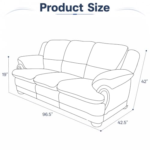 Heavy Duty Clear Sofa Cover Protector - Waterproof Pet & Spill Shield