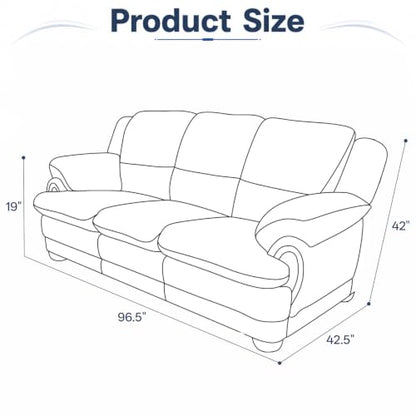 Heavy Duty Clear Sofa Cover Protector - Waterproof Pet & Spill Shield