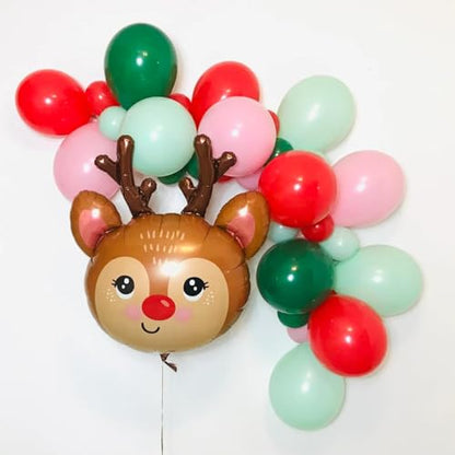 Christmas Balloon Garland Arch Kit 120PCS - Red Pink Green Variation