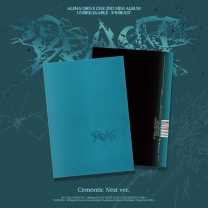 Alpha Drive One 2nd Mini Album Unbreakable Boy Beast Cementic Nest Ver