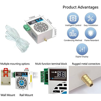 Small Dehumidifier for Grow Tent, Closet, Storage Cabinet, Safe - Moisture Control