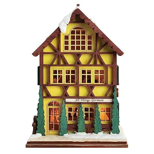 All Things German Wooden Christmas Ornaments - Handcrafted Holiday Decor