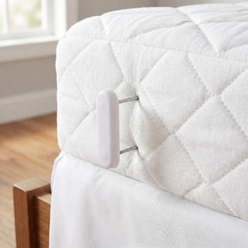 50 Pack Bed Skirt Pins with Double Peg for Indoor Furniture and Upholstery