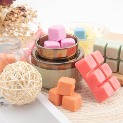 UCC Soy Wax Melts 4 Pack - Green, Fresh & Relaxing Candle Cubes