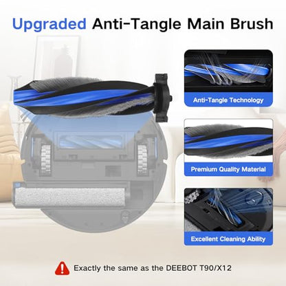 T90 PRO Omni Robot Vacuum Accessories Kit for Ecovacs DEEBOT T90 PRO Omni