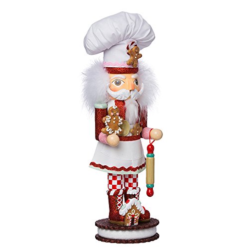 15-Inch Gingerbread Chef Nutcracker - Holiday Decor, Whimsical Collection