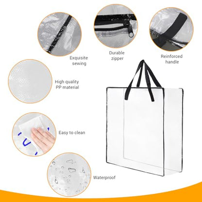 Square 26-Inch Wreath Storage Bag - 95L for Seasonal Decorations & Home Organization - 1-Pack