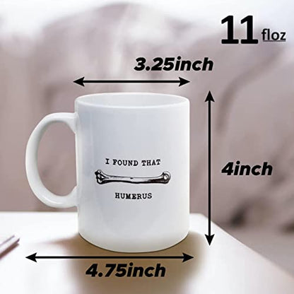Funny Humerus Ceramic Mug 11oz - Science, Anatomy, Doctor Gift