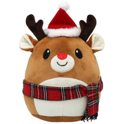 Christmas Milu Deer Plush Toy - 11 Inch Soft Decorative Plushie for Kids & Home - Variation of THIS listing