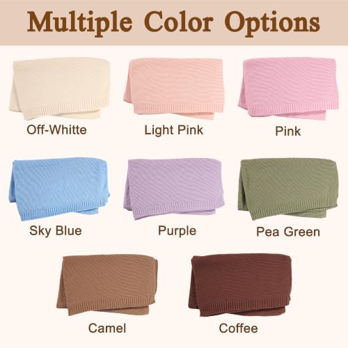 Corissy Personalized Baby Blanket with Embroidered Name - Blue, 32x40 Inches
