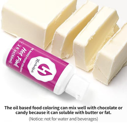 Christmas Red Oil Based Food Coloring – 2 fl oz Professional Grade Dye (Variation: Christmas Red) for Chocolate & Candy