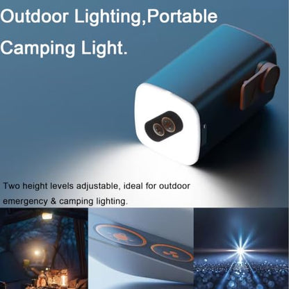 Mini Portable Air Pump with Lantern Rechargeable Inflator Deflator for Pool Floats & Air Mattress
