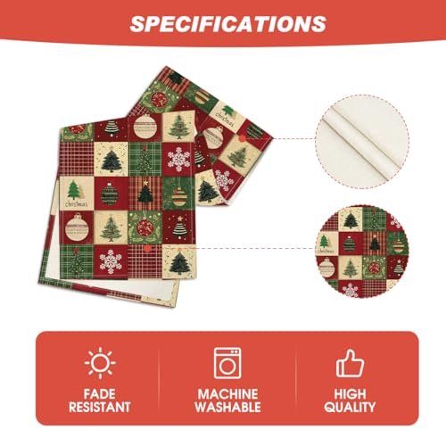 Christmas Tree Gift Table Runner 13x120 Inch Red Holiday Home Decor