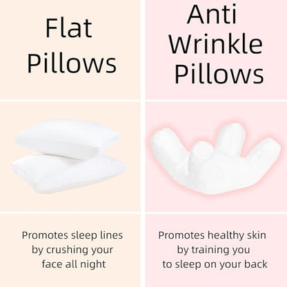 Satin Pillow Cover for Anti-Wrinkle Beauty Pillow - Custom Fit & Gentle