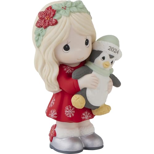 Christmas Figurine 2024 Holiday Decor Bisque Porcelain Gift