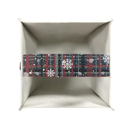 Christmas Truck Tissue Box Cover Cube - Modern Xmas Decor, Napkin Dispenser
