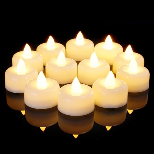 White LED Tea Lights Candles 150 Pack Battery Operated Flameless Flameless Candles