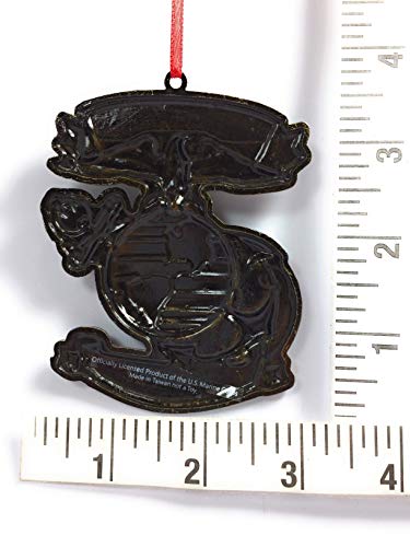 U.S. Marine Corps Semper Fidelis Metal Ornament - Patriotic Holiday Decor