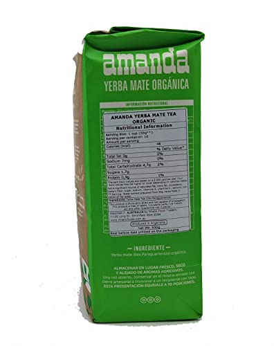 AMANDA YERBA Yerba Mate Amanda Organica, 1.102 lb