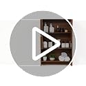 Over Toilet Storage Cabinet Bathroom Organizer with Adjustable Shelves