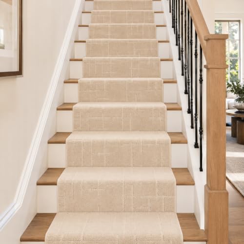 Well Woven Serenity Soft Linen Ivory Extra-Long Hallway Runner Rug 2'2" x 20' Variation