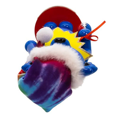 Decorative Wooden Nutcracker - Grateful Dead Bear Holiday Ornament - 10 Inch