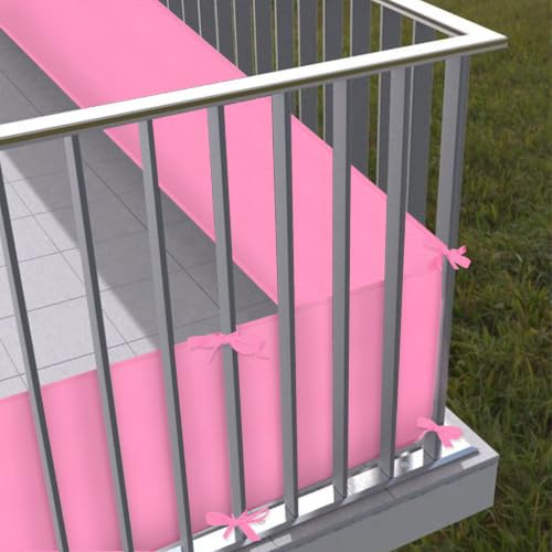 Mesh Edge Protection Strips for Long and Short Edges - Easy Install Pink