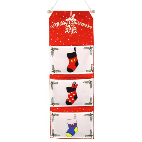 Christmas Fish Extender with 3 Pockets for Cruise Gifts - Holiday Decor