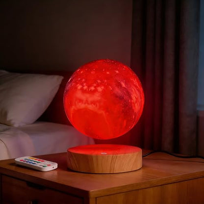 Levitating Moon Lamp with 16 Colors & 20 Modes - Floating Spinning LED Moon Light - Galaxy Moon Variation of This Listing