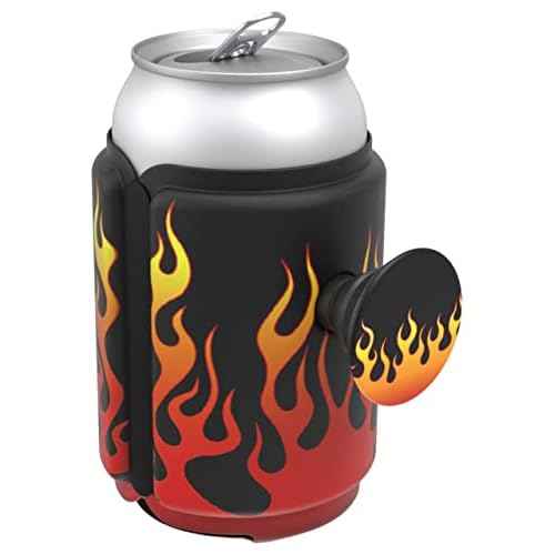 PopSockets PopThirst Can Holder, No-Slip Insulated Grip for Cans ? Claim to Flame